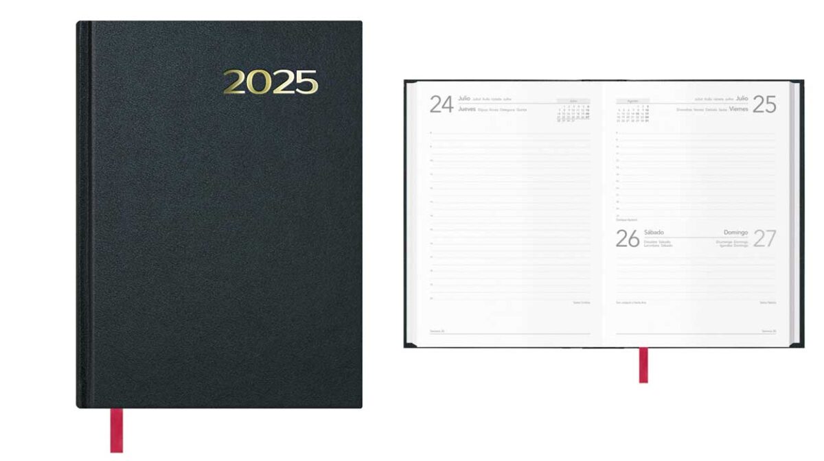 Esta es la mejor oferta para comprar YA tu agenda 2025: en tapa dura, con día por página y a un precio regalado