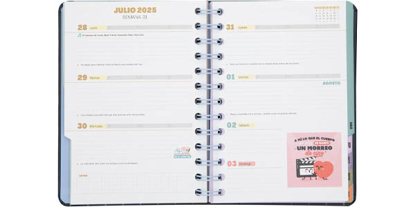 Agenda semanal Mr. Wonderfull