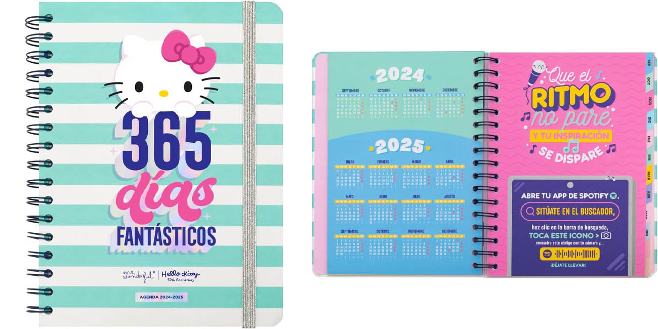 Agenda Mr. Wonderful Hello Kitty 2024-2025