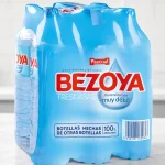 Pack de 6 botellas de agua mineral Bezoya de 1,5 l cada una