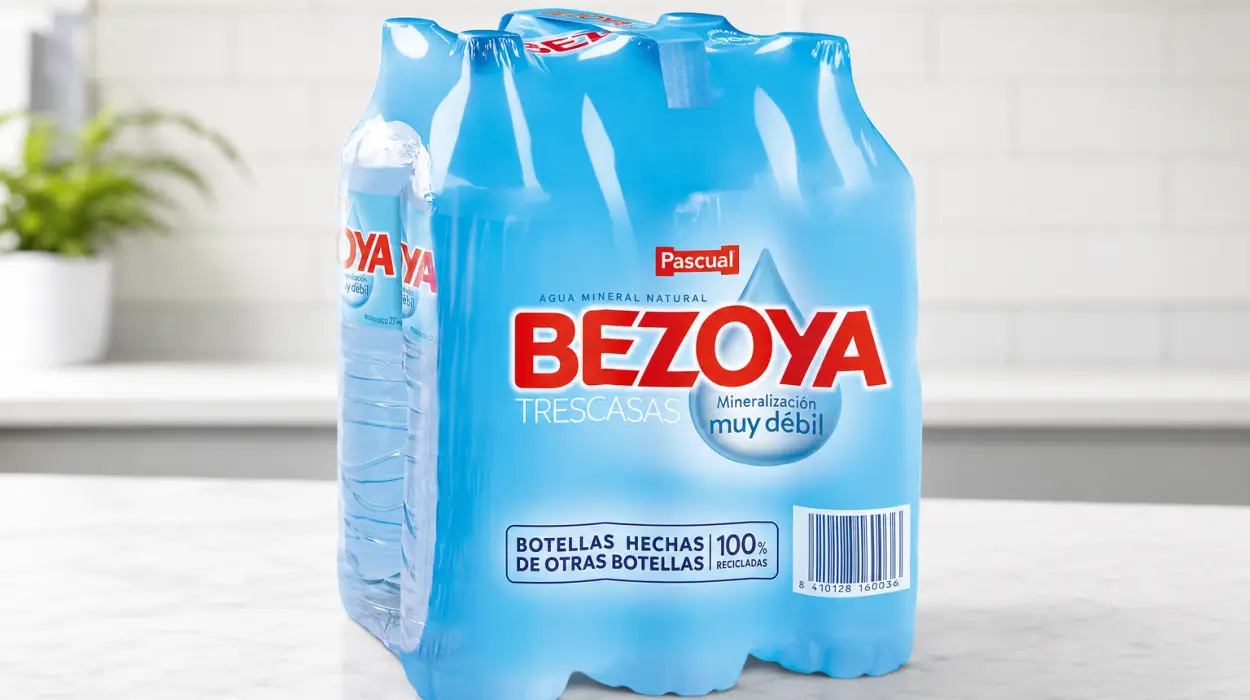 Pack x6 botellas de agua mineral Bezoya de 1,5 L cada una