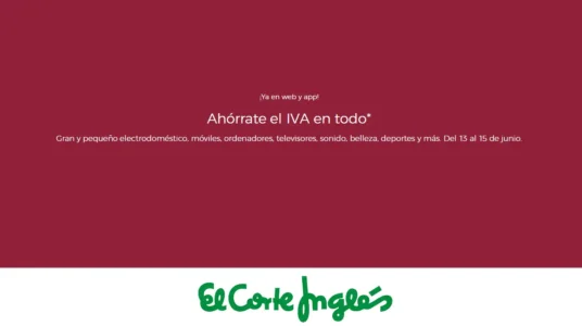 ahórrate el IVA en El Corte Inglés