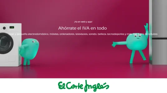 Ahórrate el 21% de IVA en El Corte Inglés