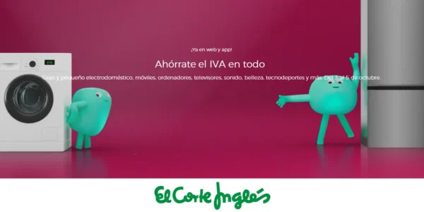 Ahórrate el 21% de IVA en El Corte Inglés