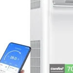 Aire acondicionado portátil COMFEE Pingüino 3 en 1 de 7000 BTU con app y mando