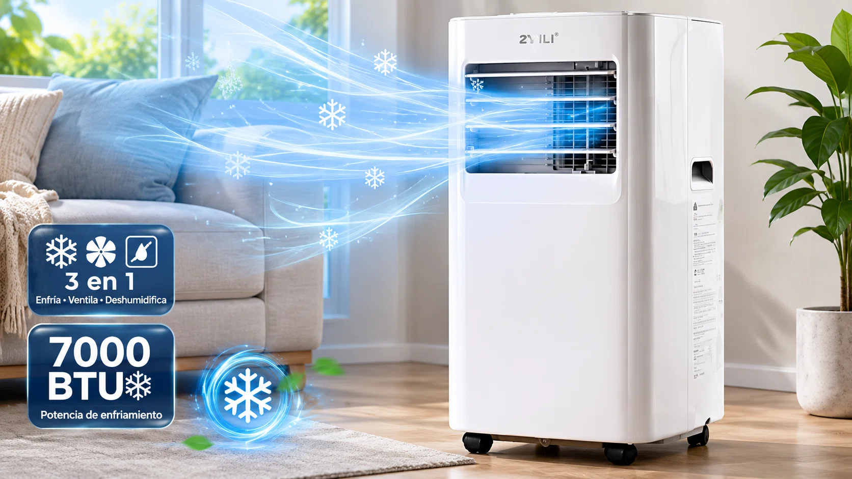 Aire acondicionado portátil Evvo CLima P7