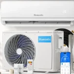 Aire acondicionado Split 12000 BTU con calefacción, deshumidificación y ventilación
