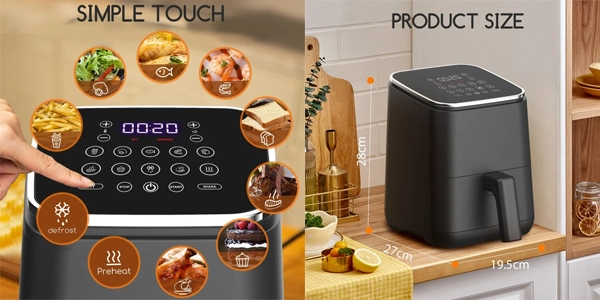airfryer Aigostar 2 litros oferta