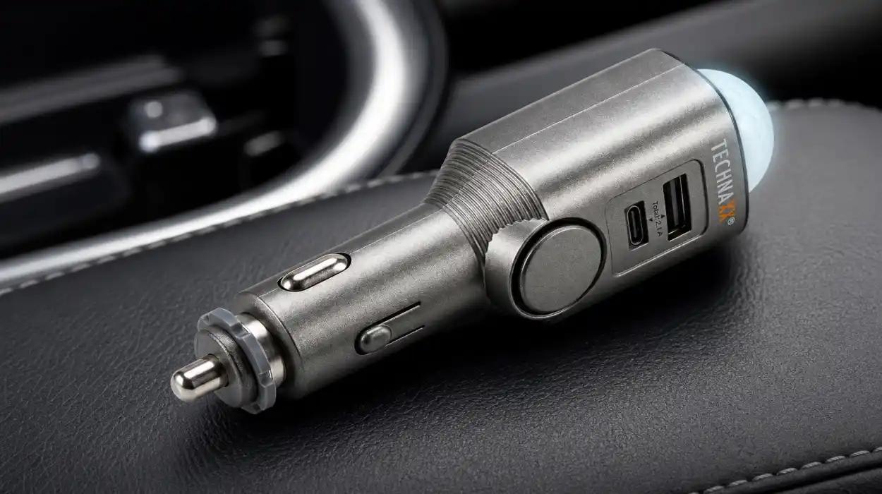 Alarma de coche Technaxx TX-100 con sensor PIR y mando a distancia