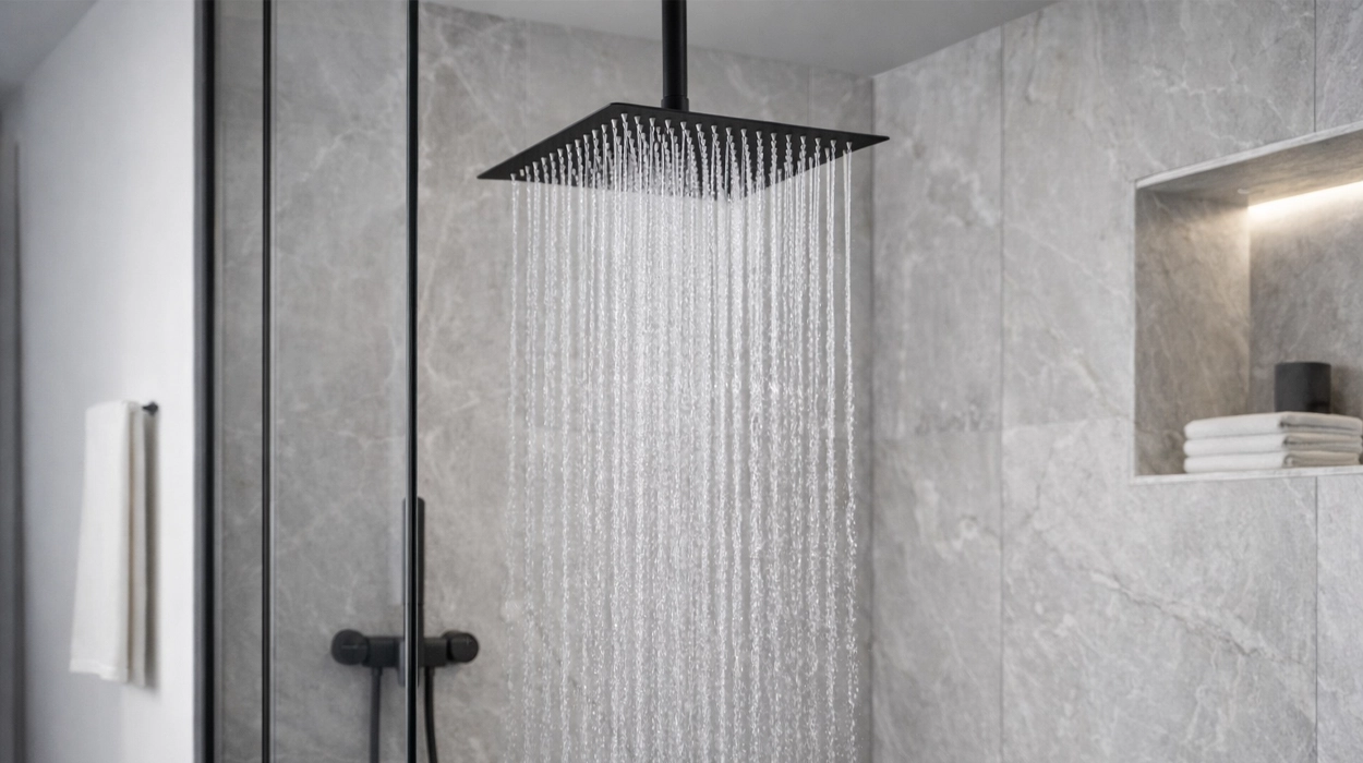 alcachofa de ducha grande con filtro anticalcáreo y alta presión