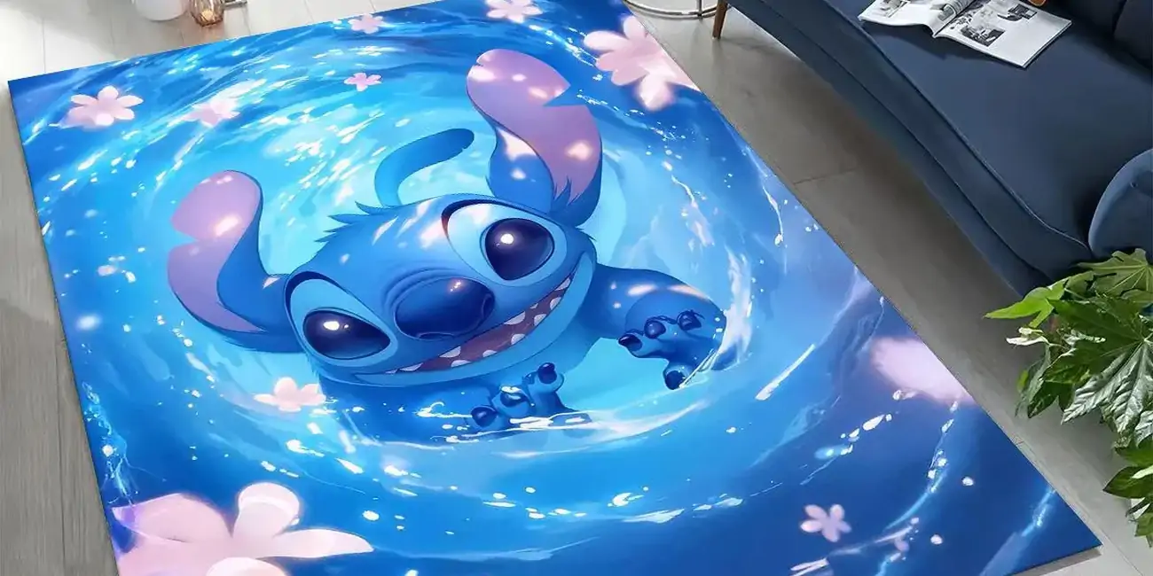 Alfombra Stitch de Disney con 27 diseños diferentes