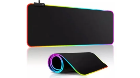 Alfombrilla de ratón RGB gaming XXL