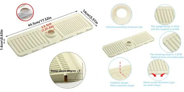 Alfombrilla silicona grifo oferta