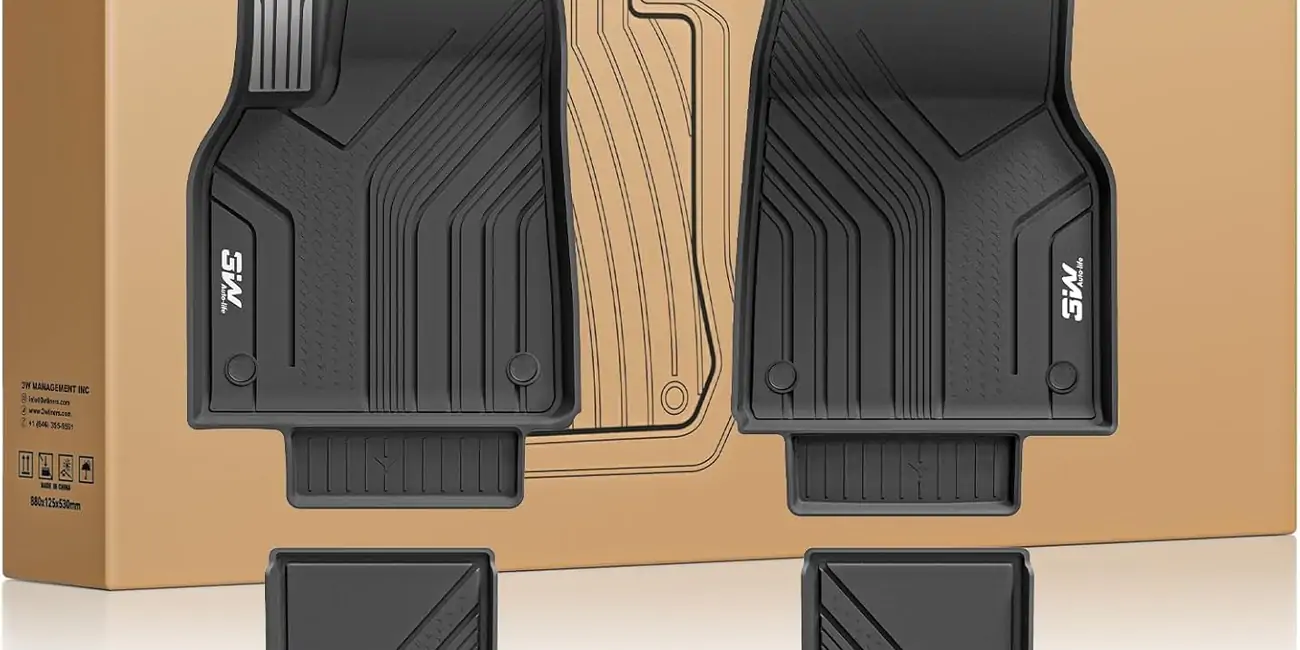 3W Alfombrillas de Coche para Tesla Model Y 2025 2026 Juniper, Thorex™ Alfombrillas para Todo Tipo de Clima para Tesla la 1ª y 2ª Fila Juego Completo, Admite Perros, Accesorios, Negro