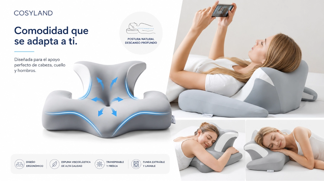 almohada-ergonomica-cosyland-con-funda-transpirable