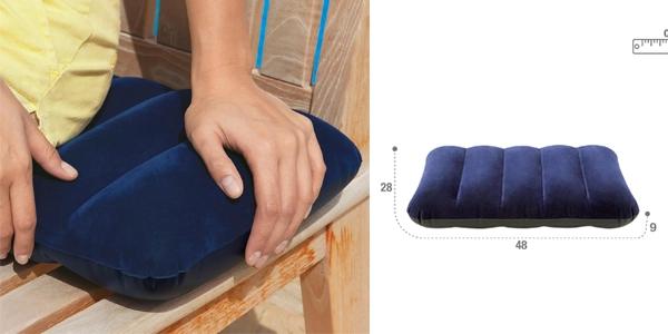 almohada hinchable flocada Intex oferta
