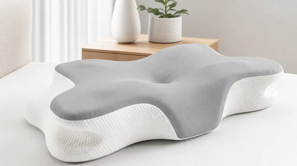 Almohada cervical Todocama viscoelástica con funda lavable de 60 x 40 cm