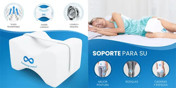 Almohada viscoelástica Everlasting Comfort para rodillas