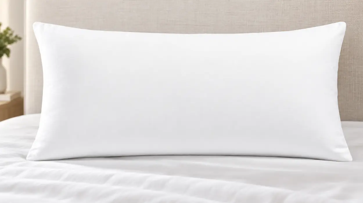 Almohada de Fibra y Viscoelástica de 70 cm con tacto pluma