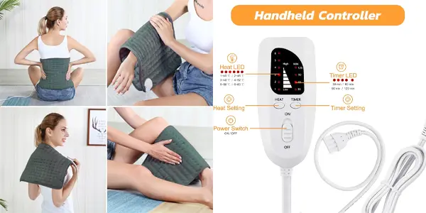 Manta eléctrica lumbar VIBOOS