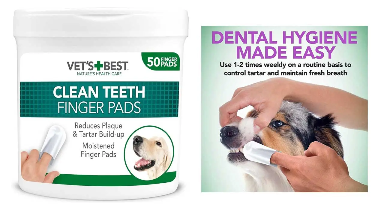 Almohadillas limpieza dientes perros Vet's Best baratas