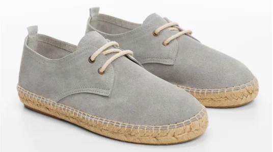 alpargatas de piel Mango Outlet para niños