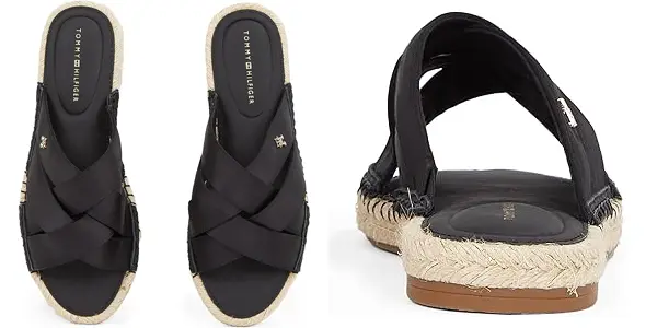 Alpargatas planas Tommy Hilfiger Satin Espadrille Mule