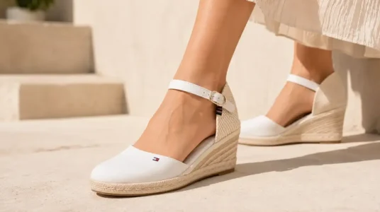 Alpargatas de cuña media Tommy Hilfiger