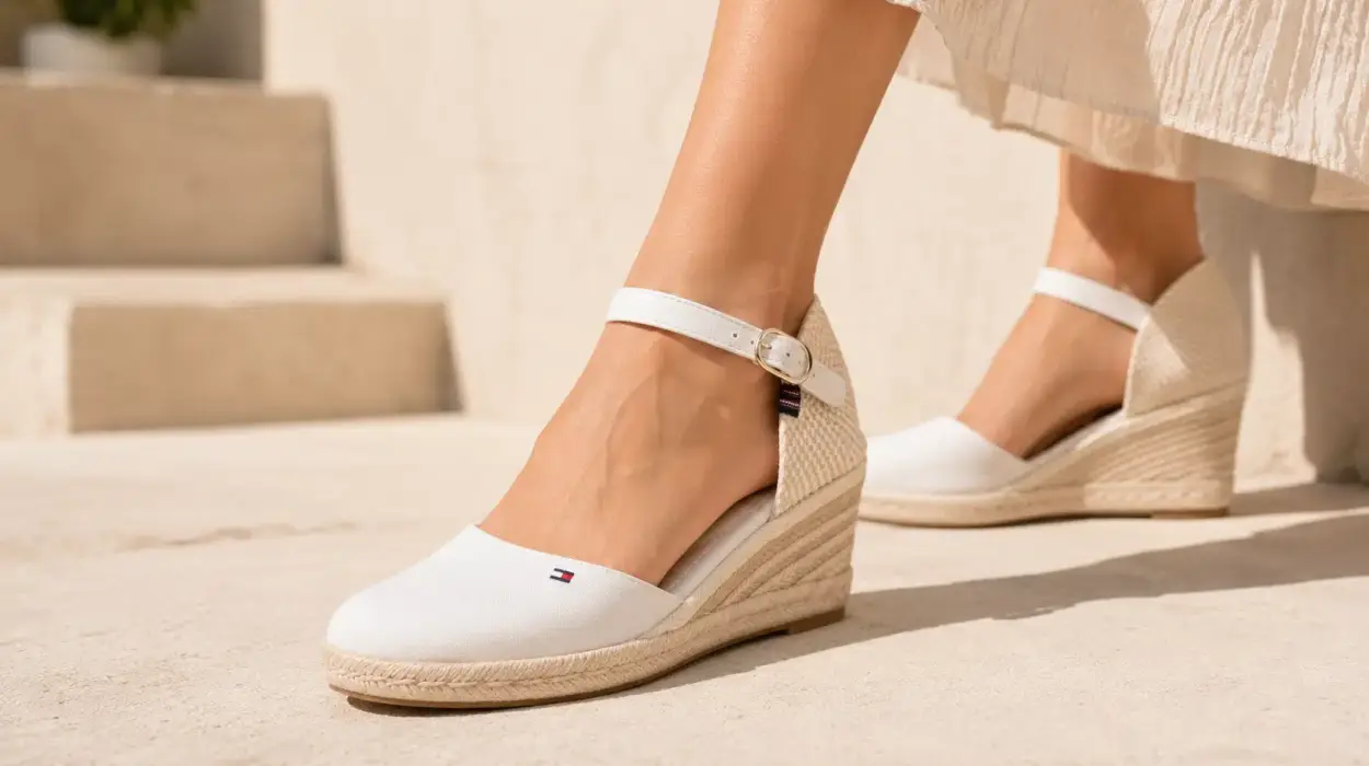 Alpargatas de cuña media Tommy Hilfiger