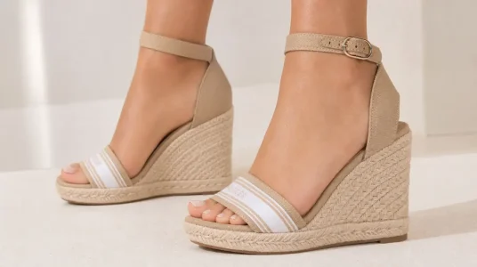 Alpargatas de cuña alta Tommy Hilfiger para mujer modelo FW0FW09342