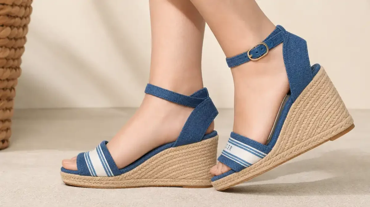 Alpargatas de cuña alta Tommy Hilfiger para mujer
