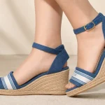 Alpargatas de cuña alta Tommy Hilfiger para mujer, modelo FW0FW09342