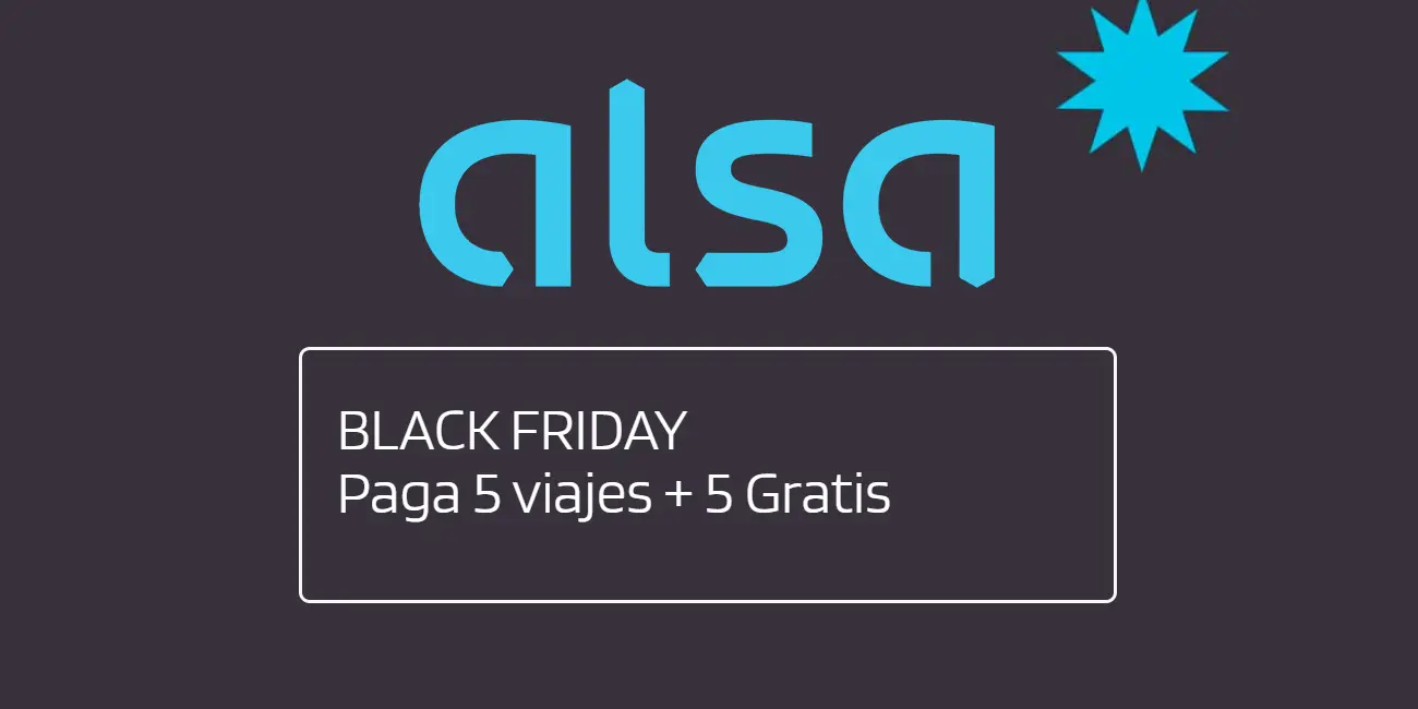 Promoción Black Friday ALSA 2025