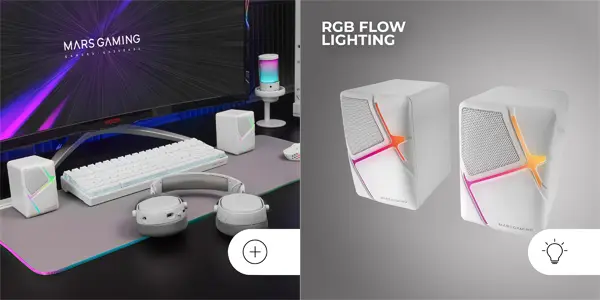 Altavoces gaming Mars Gaming MS-H RGB Flow