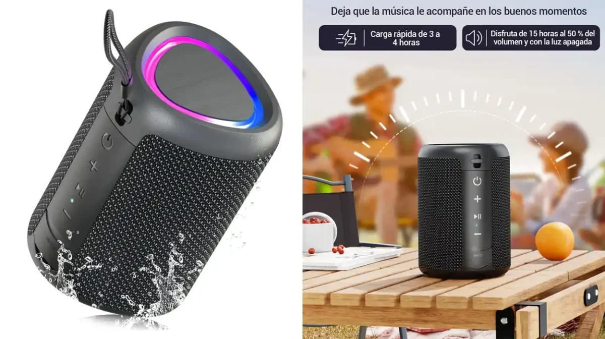 Hoy puedes cazar este altavoz Bluetooth 5.3 con valoraciones GENIALES a un precio diminuto con este doble ahorro que te ofrece Amazon