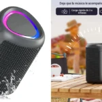 altavoz Bluetooth 5.3 Uohhboe con luz RGB