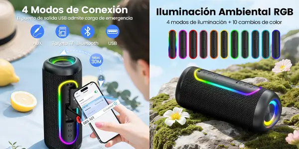 Altavoz inalámbrico UOHHBOE de 30W