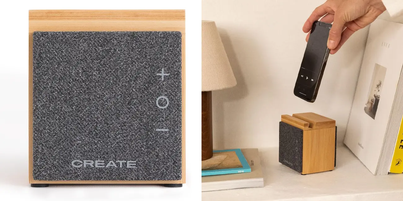 Altavoz Bluetooth CREATE MINI PRO BAMBOO de 5W