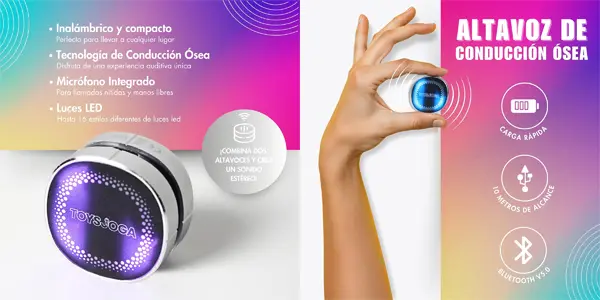 Mini altavoz portátil TOYSJOGA