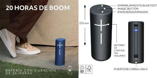 Altavoz portátil Ultimate Ears Megaboom 4