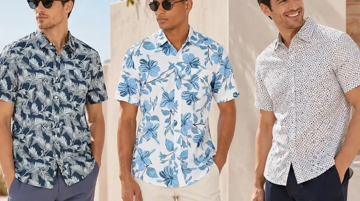 Las camisas estampadas de manga corta Amazon Essentials que triunfan en verano