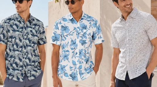 amazon-essentials-camisas-estampadas-manga-corta-hombre-chollo