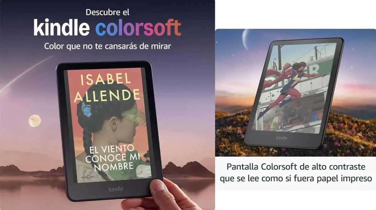 Amazon revoluciona la lectura con el Nuevo Kindle Colorsoft