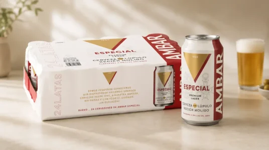 24 latas de cerveza Ambar Especial