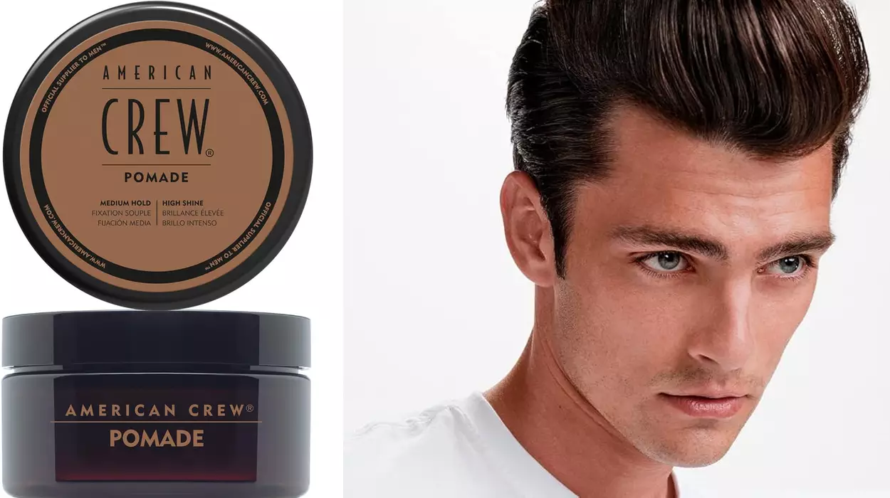American Crew Pomade Cera para el pelo de alta fijación para hombre
