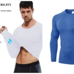 camisetas de compresión de manga larga para hombre