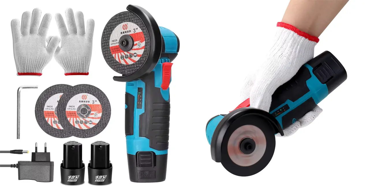 Amoladora inalámbrica de 19.500 RPM