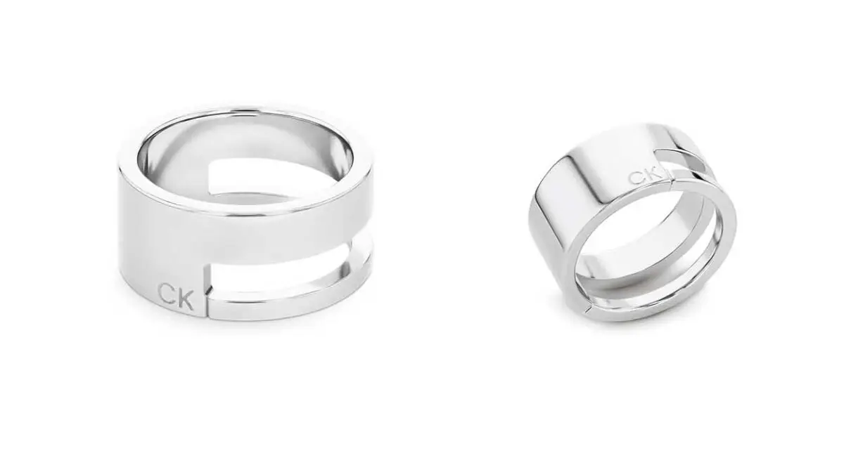Anillo Calvin Klein Geometric Essentials para mujer