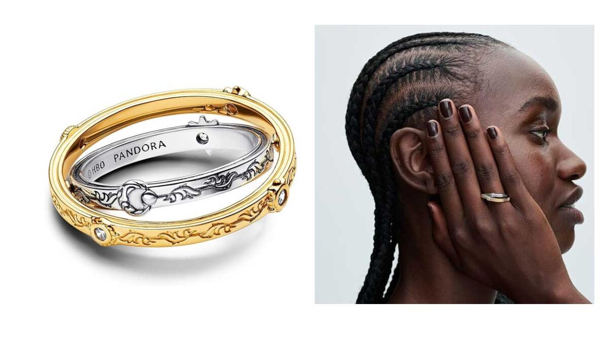 El astrolabio giratorio que te transportará a Poniente en un anillo Pandora de Game of Thrones con un diseño ESPECTACULAR