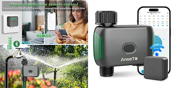 Anseto programador riego Wifi chollo
